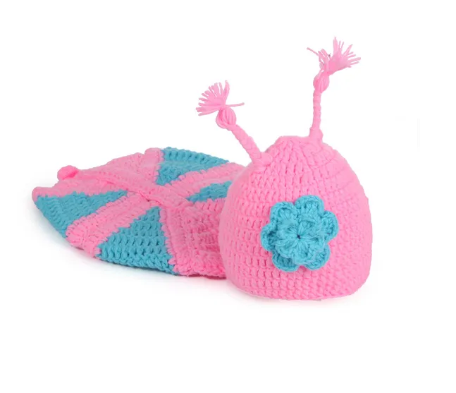 Babymoon Butterfly Designer Hat Crochet Clothing Photography Costume Baby Shower Gift
