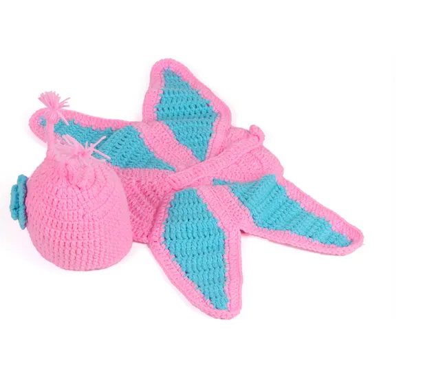 Babymoon Butterfly Designer Hat Crochet Clothing Photography Costume Baby Shower Gift