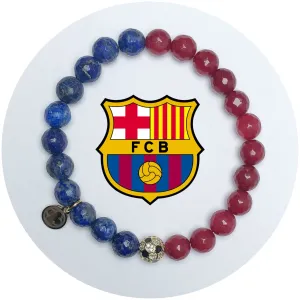 Barcelona Mens Marsala Jade and Lapis with Pav Soccer Ball
