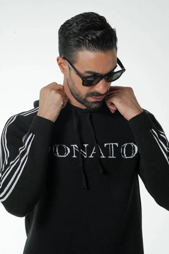 Black Hooded Sweatshirt