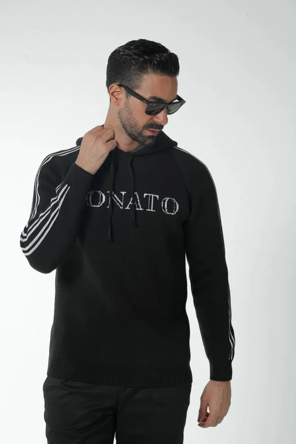 Black Hooded Sweatshirt