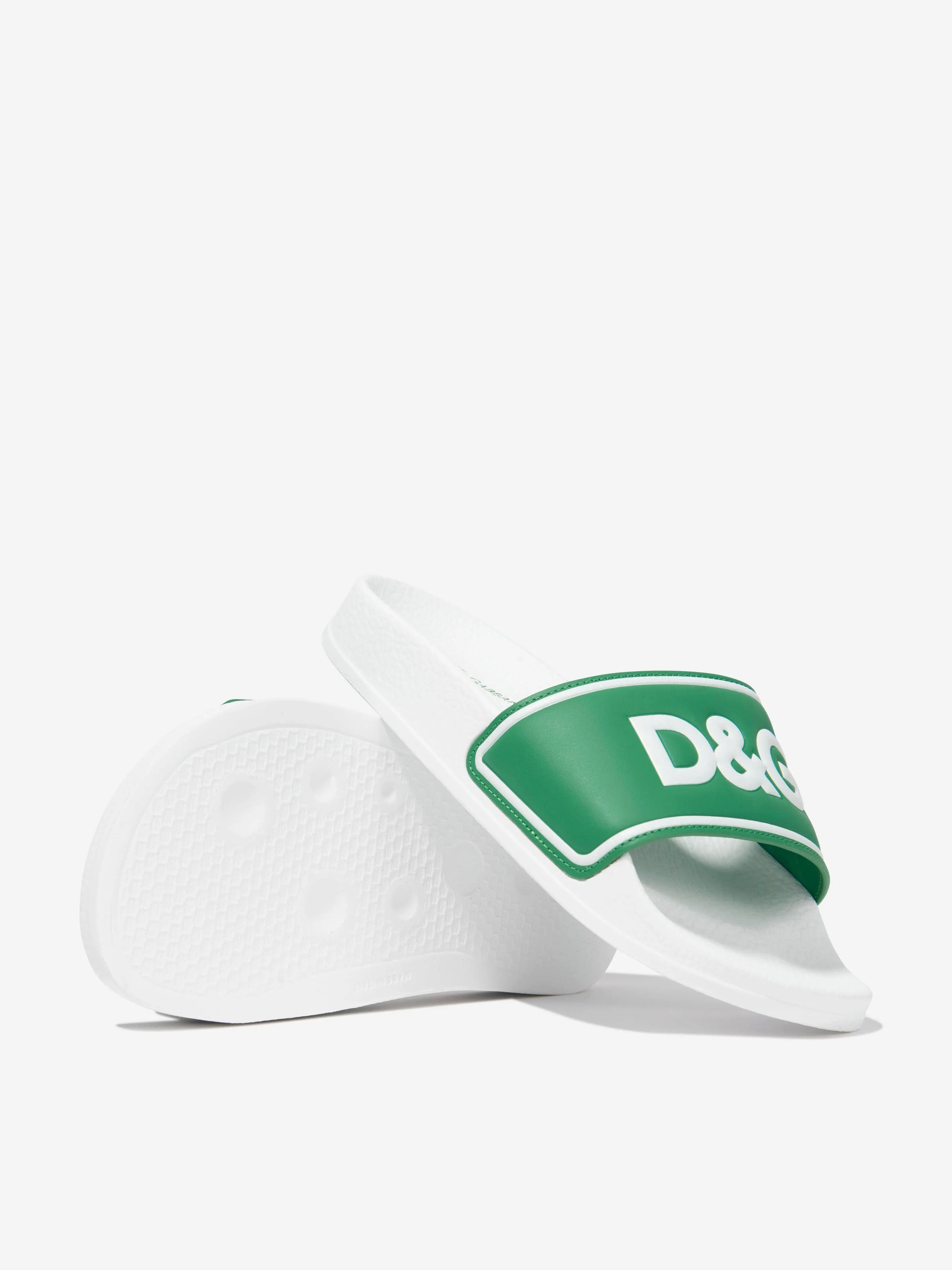 Dolce & Gabbana Kids Contrast Logo Sliders