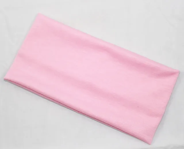 Fashion women candy color hair band sport Yoga cotton headband popular style absorb sweat wide headband for girls