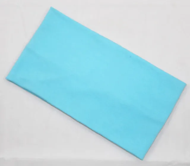 Fashion women candy color hair band sport Yoga cotton headband popular style absorb sweat wide headband for girls