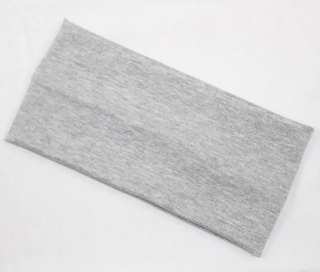 Fashion women candy color hair band sport Yoga cotton headband popular style absorb sweat wide headband for girls