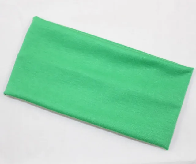 Fashion women candy color hair band sport Yoga cotton headband popular style absorb sweat wide headband for girls