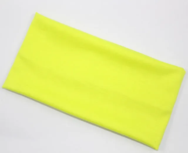 Fashion women candy color hair band sport Yoga cotton headband popular style absorb sweat wide headband for girls