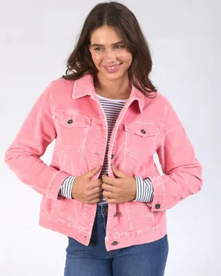 Fleur Cord Jacket - Charm Pink