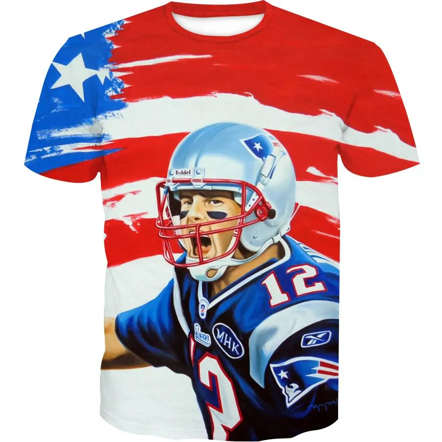 Football American Tom Brady Hoodies - Pullover Tom Brady Red Hoodie
