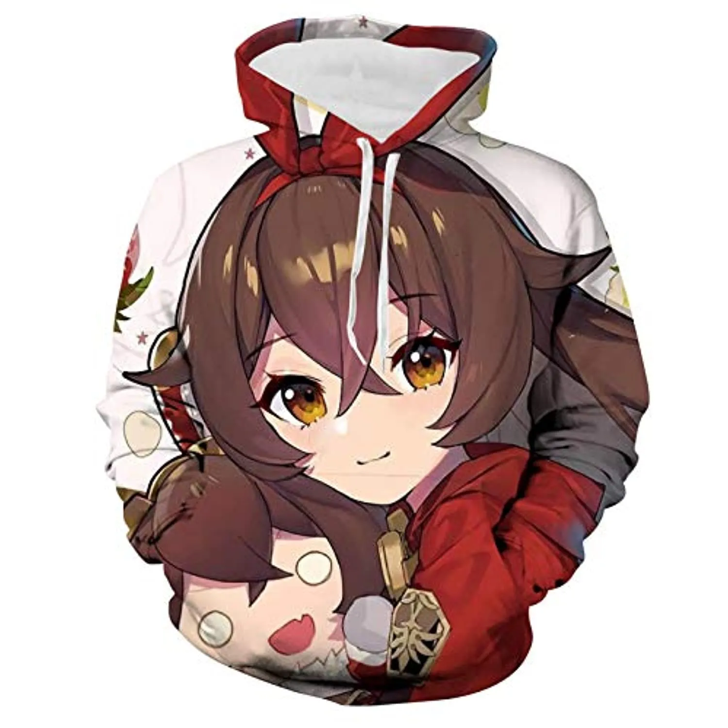 Genshin Impact Hoodies - Amber 3D Game Pullover Hooded Sweatshirt