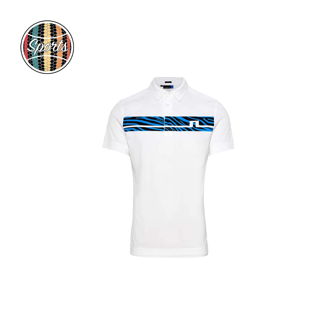 J. Lindeberg Clark Print Slim FIT-TX Jersey