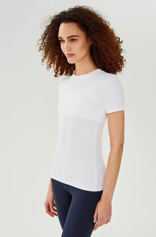 Louise Rib Short Sleeve Tee
