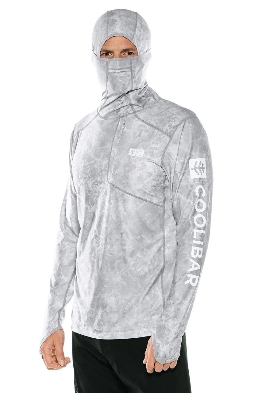 Men's Andros Fishing Hoodie  |  Grey Water Print