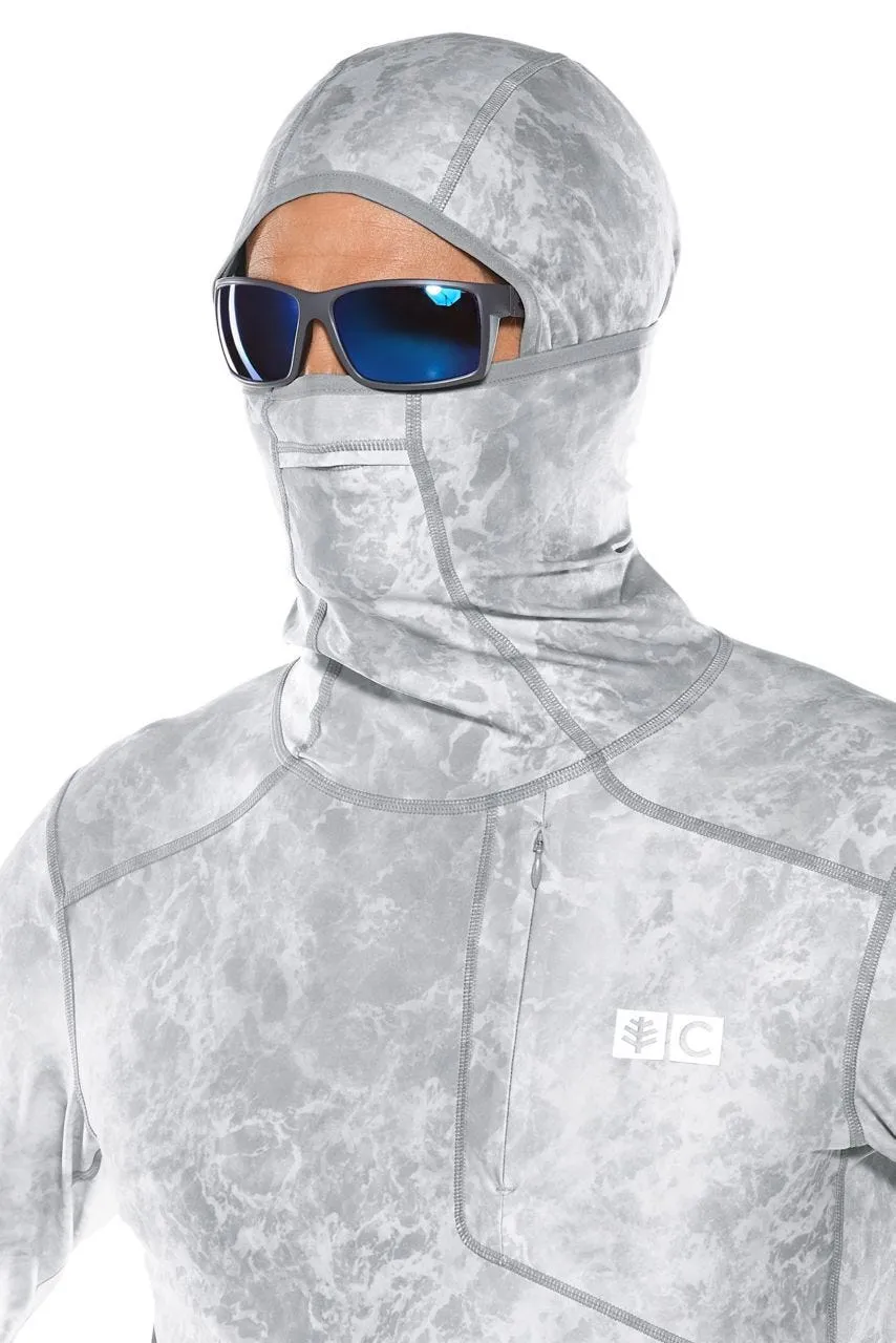 Men's Andros Fishing Hoodie  |  Grey Water Print