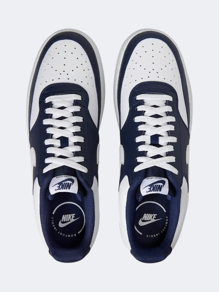 Nike Court Vision Low Men Lifestyle Shoes Navy/White