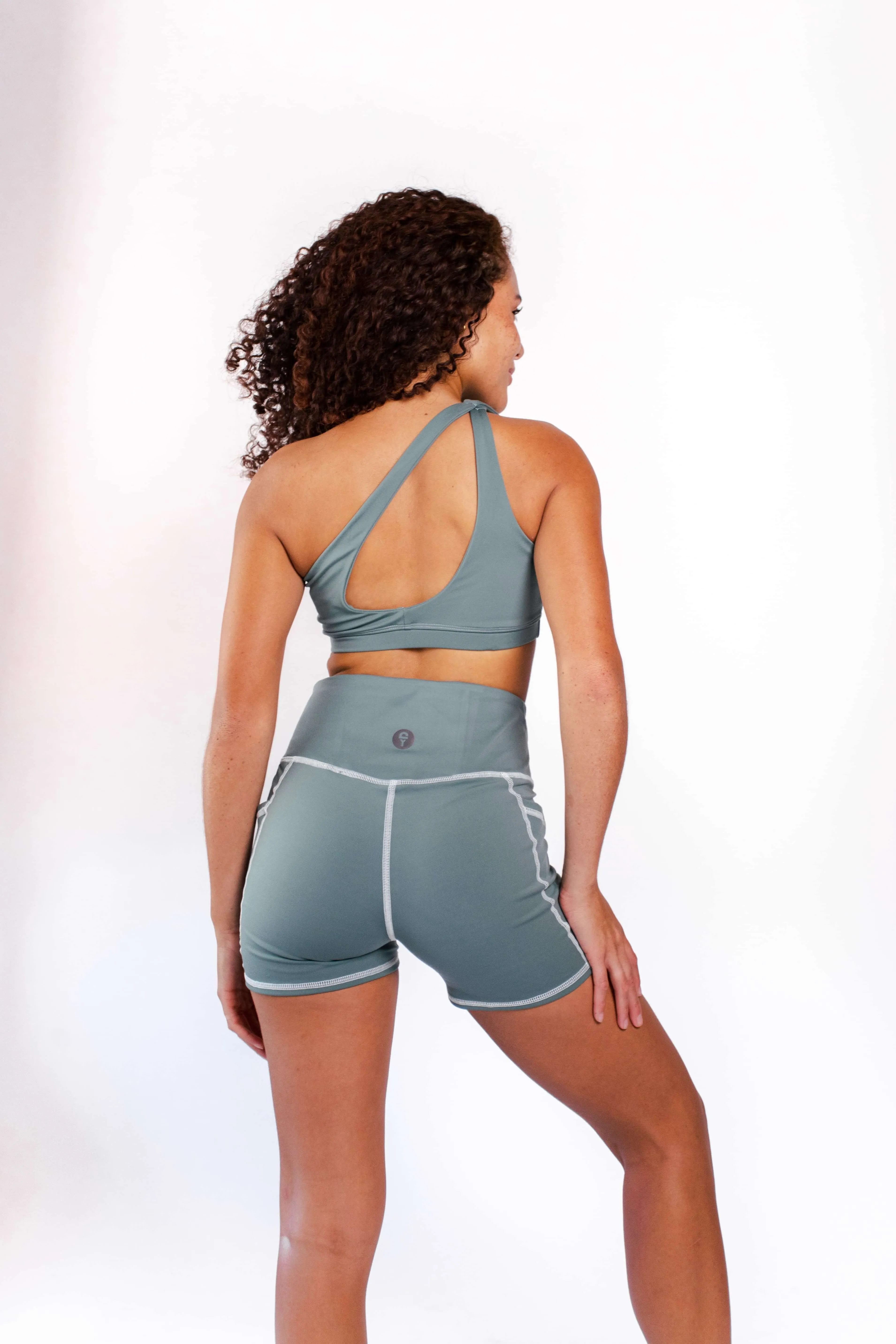 Non-Stop Short in Sage Green