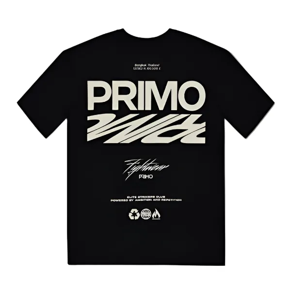 Primo Elite Strikers Club T-Shirt Black