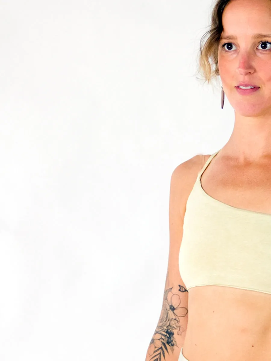 Symmetrical Yoga Bra - Limited Edition Natural Dyed