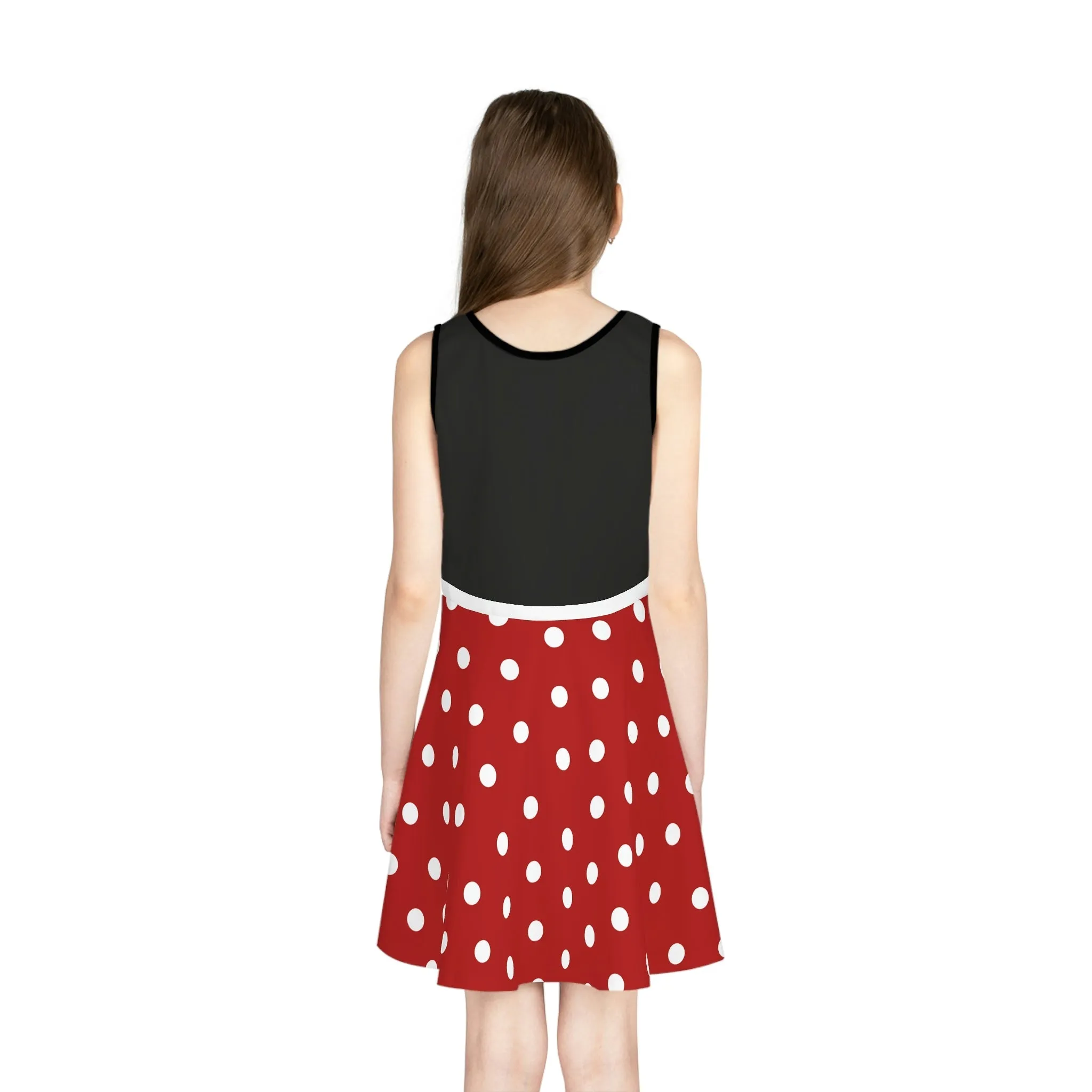 The Man Girls' Sleeveless Sundress (AOP)