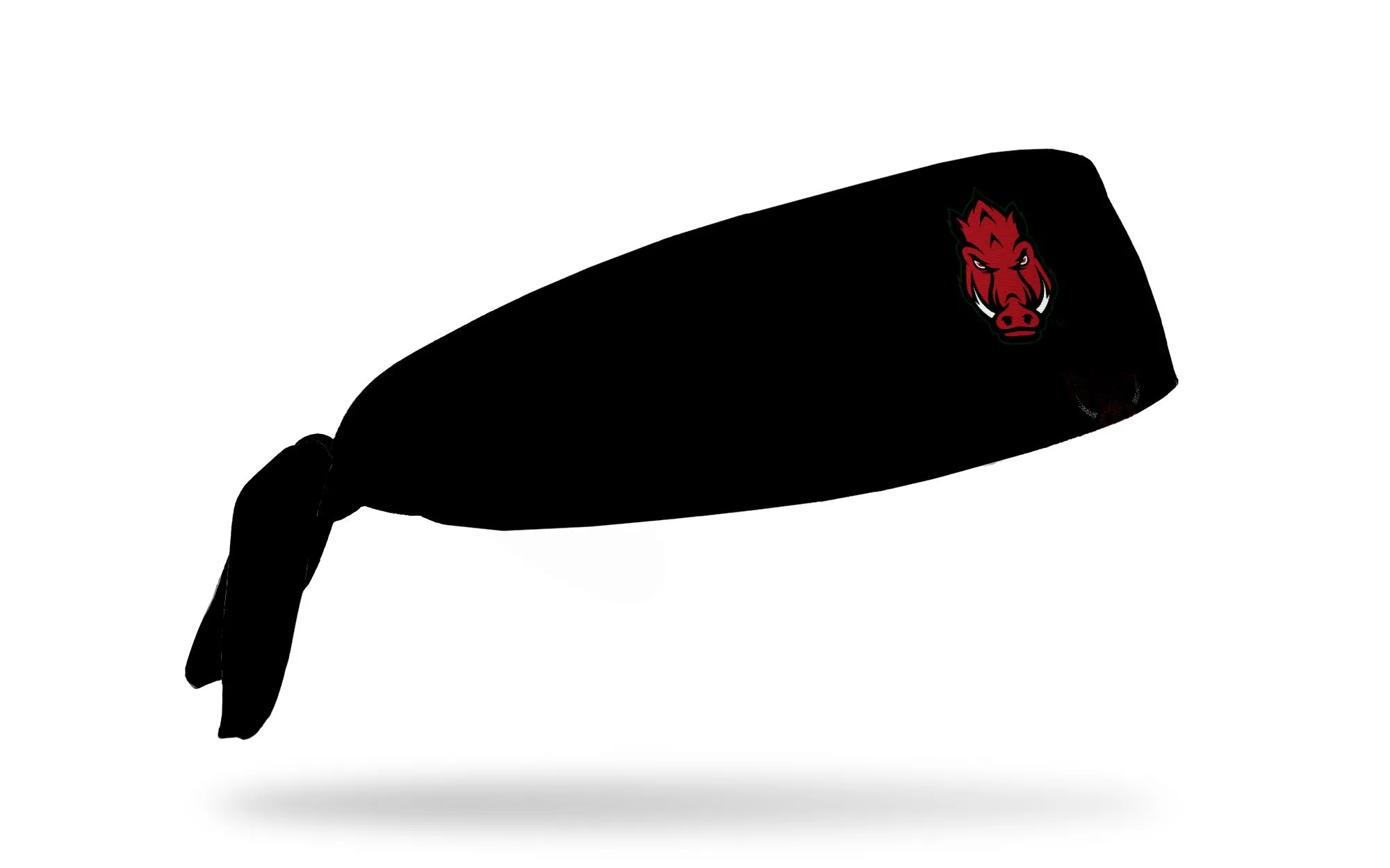University of Arkansas: Front Hog Black Tie Headband