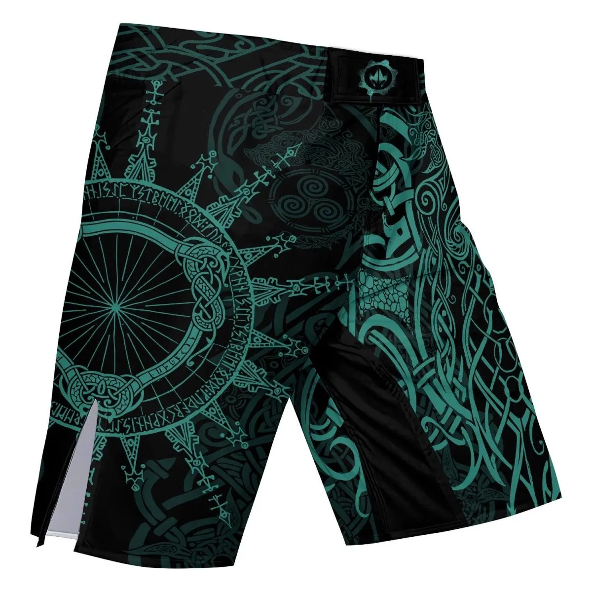 Viking Rune Celtic Fight Shorts