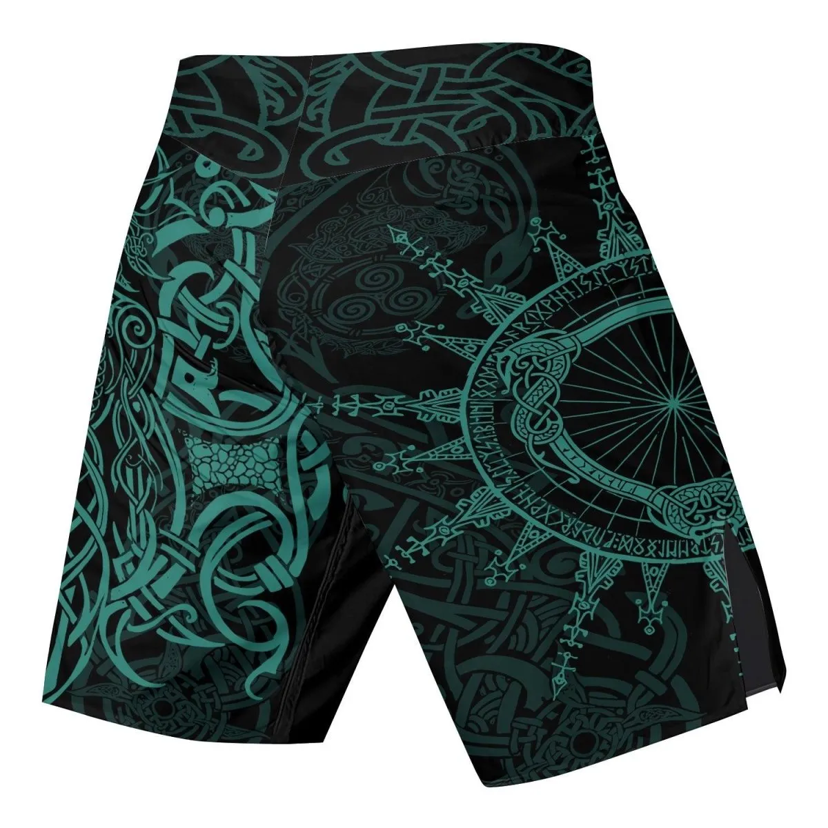 Viking Rune Celtic Fight Shorts