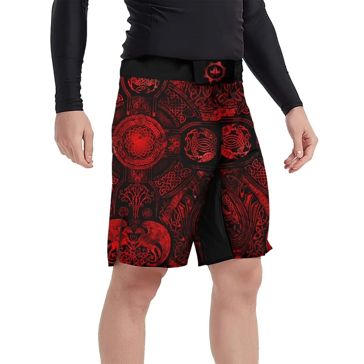 Viking Suncatcher Red Fight Shorts