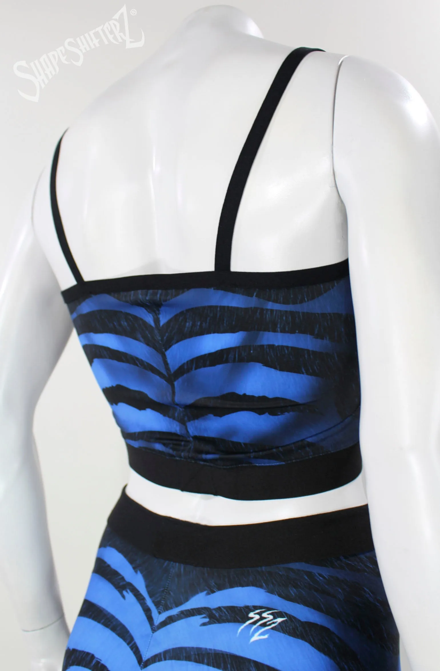 Woman's 'ZEBRA' Tank -- Too Cool Blue